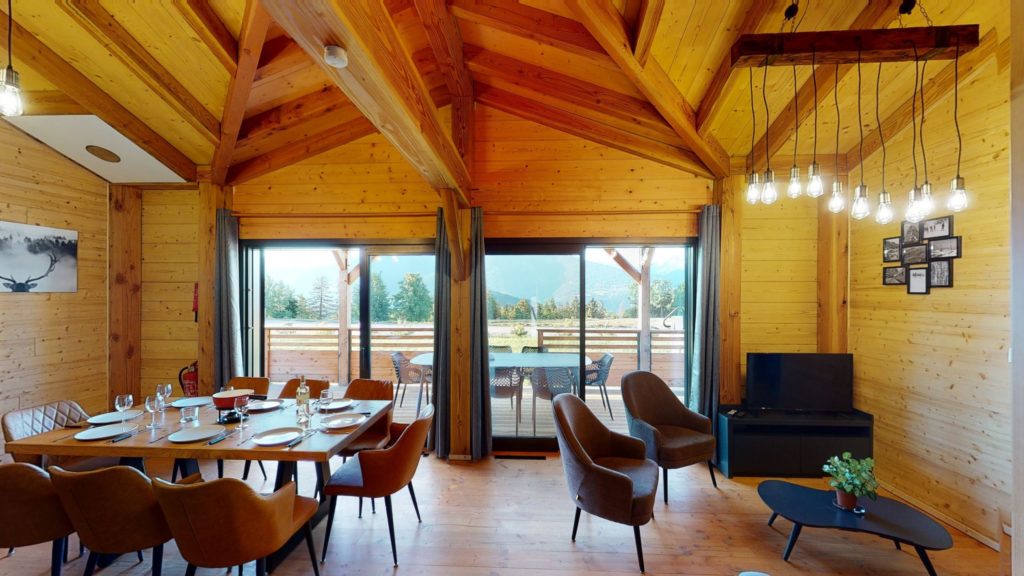 Dining Room With Mountain View